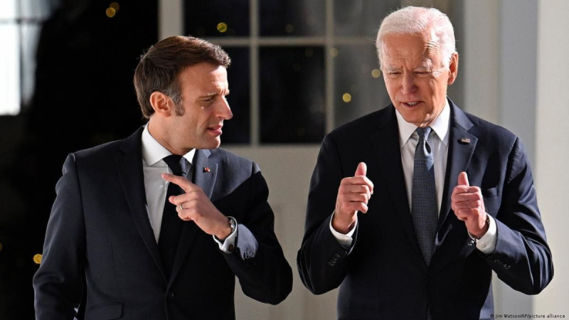 Macron llamó a Biden antes de su viaje a China: hablaron de Ucrania