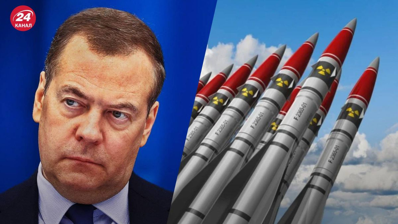 Medvedev una vez más trató de asustar a Occidente con un 