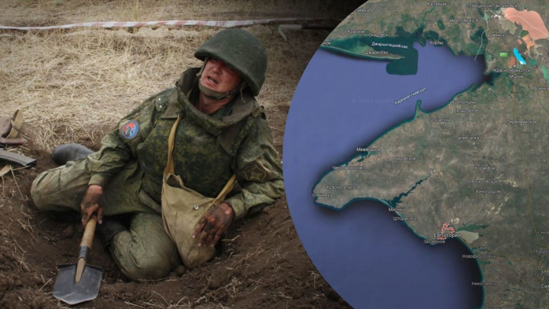 Excavando trincheras y equipando refugios, Zelensky habló sobre el pánico de los rusos en Crimea