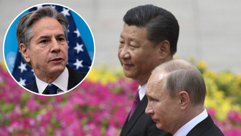 Blinken amenazó con atacar a las empresas chinas si Rusia suministra armas letales