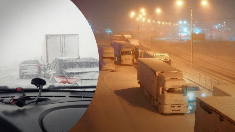 Temen no vivir para ver el mañana: cerca de Rostov, la gente se congela un embotellamiento de 50 kilómetros
