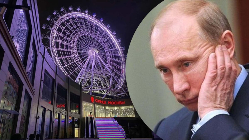 Detenido con gente en las cabinas: la rueda de visualización que Putin abrió solemnemente se rompió
