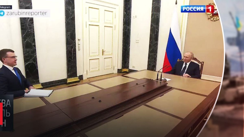 "Basta": el propio Putin les dice a sus subordinados qué tan cerca deben sentarse a su lado en las reuniones , &ndash ; video