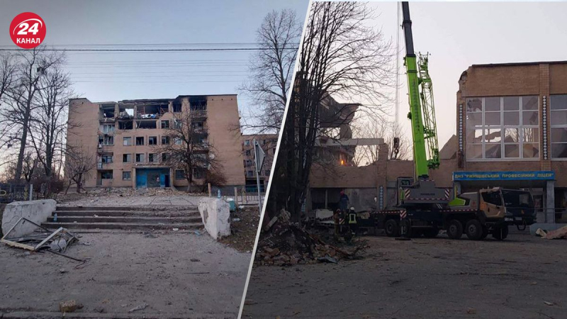 Ataque de drones en Rzhyshchev: fotos espeluznantes de las secuelas