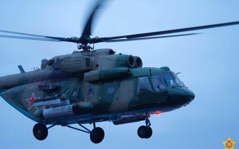 Grabado en Bielorrusia actividad de los helicópteros rusos: qué está pasando