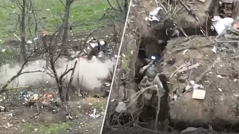 Duro "masaje" para los ocupantes: Las Fuerzas Armadas de Ucrania transfirieron el control al enemigo con un dron kamikaze: poderoso video 