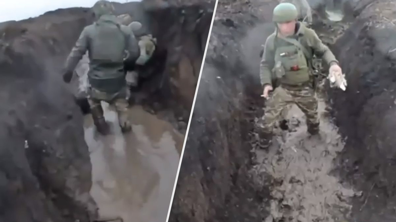 El ejército ucraniano mostró cómo es la lluvia en el frente: disparos valientes
