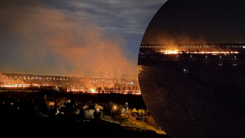 "Habrá fuego": incendio a gran escala cerca de Moscú, elementos amenazan levantan edificios