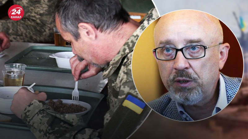 Comida para el ejército ucraniano: Reznikov dijo lo que falta