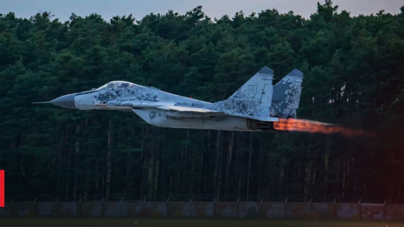 Eslovaquia ya transfirió todos los aviones MiG-29 prometidos a Ucrania