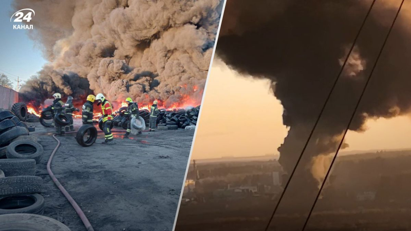 Como un mini-apocalipsis: un poderoso incendio estalló cerca de Moscú