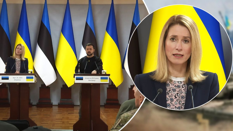 Firmé la declaración y hablé ucraniano: Kaya Kallas se reunió con Zelensky en Ucrania