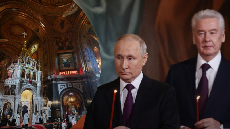 Después del bombardeo de Ucrania, Putin fingió asistir al servicio de Pascua: no No dejes que la gente se acerque a él
