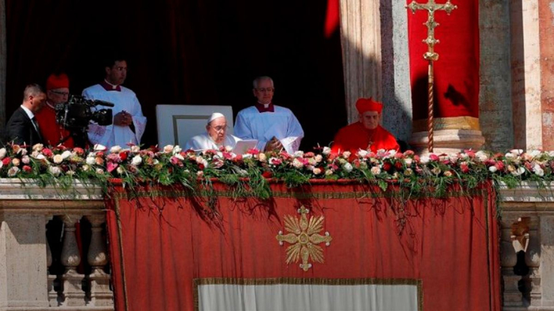 El Papa Francisco oró por la paz para los ucranianos y la luz de Pascua para los rusos