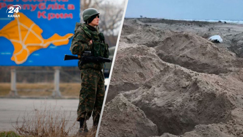 Los ocupantes obligan a los drogadictos y alcohólicos a cavar trincheras en Crimea
