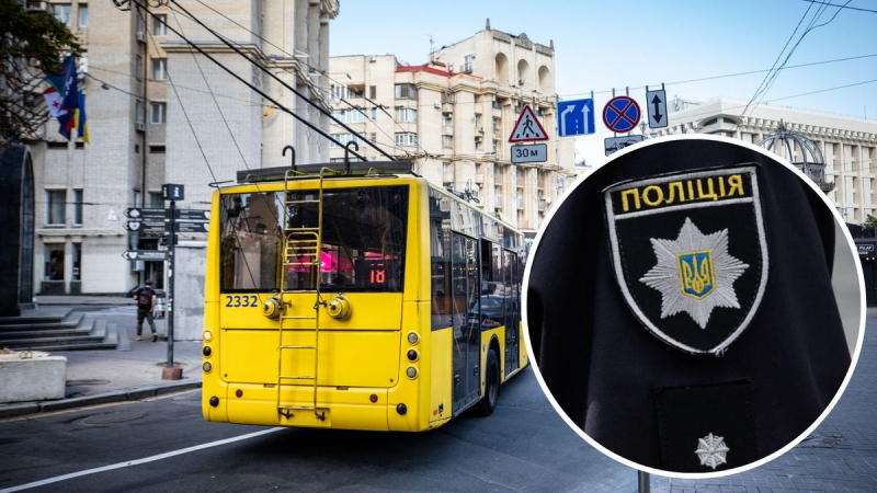 Si el conductor ignora: en Kiev, la policía detendrá el transporte público durante una alarma