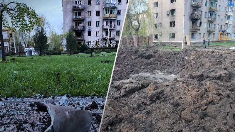 Los ocupantes atacaron Slavyansk con una bandada de Shahids y S-300: hay mucha destrucción en la ciudad