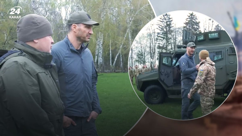 "Equipo ucraniano" y Wladimir Klitschko entregaron un vehículo blindado al batallón 204