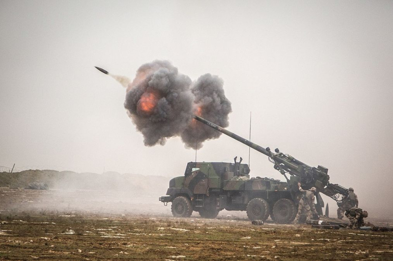 Los cañones autopropulsados ​​Caesar de Dinamarca ya han llegado a Ucrania