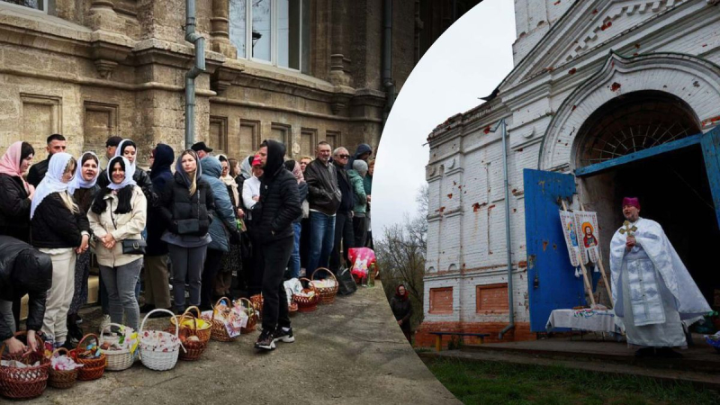 Colas de kilómetros en los templos desde la mañana: cómo bendicen las Pascuas en Kiev y otras ciudades 
