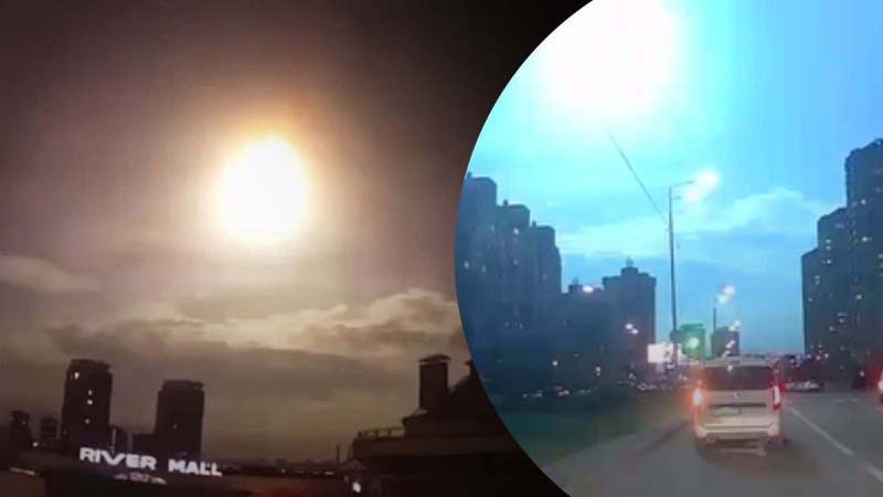 ¿Qué pensaron los habitantes de Kiev cuando notaron un destello brillante en el cielo por la noche? 