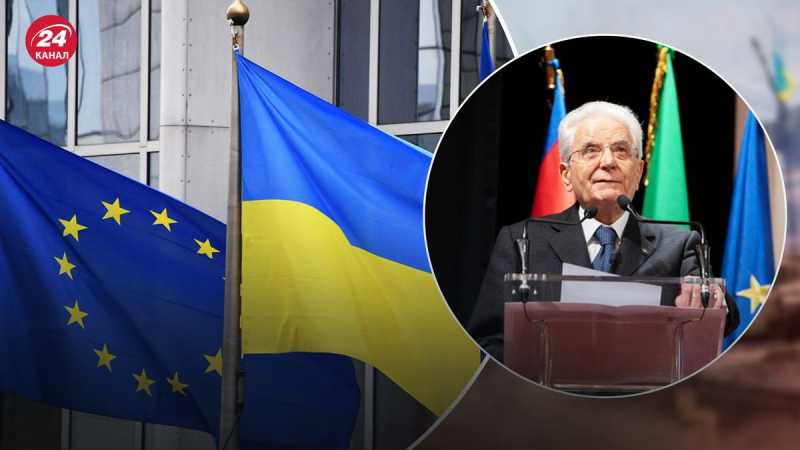 El presidente de Italia ve a Ucrania en la UE en "lo antes posible"