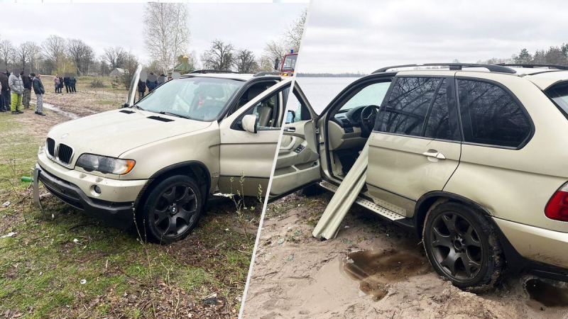 Tragedia de Pascua: en la región de Rivne, dos hombres se ahogaron en un lago con un automóvil
