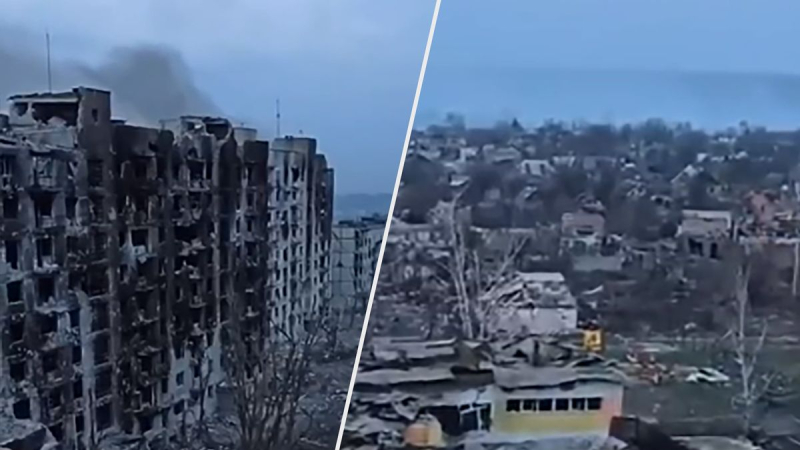 Cómo se ve Bajmut destruido por los rusos: imágenes tristes de una ciudad en ruinas