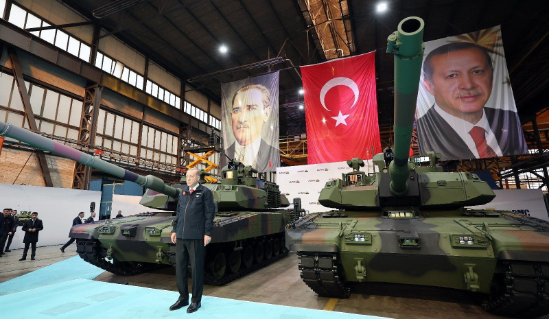 Erdogan presentó nuevo tanque turco y anunció la producción en masa (foto)