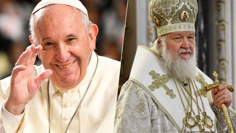El Papa anunció su deseo de reunirse con el Patriarca Kirill de la Iglesia Ortodoxa Rusa bendiciendo la guerra