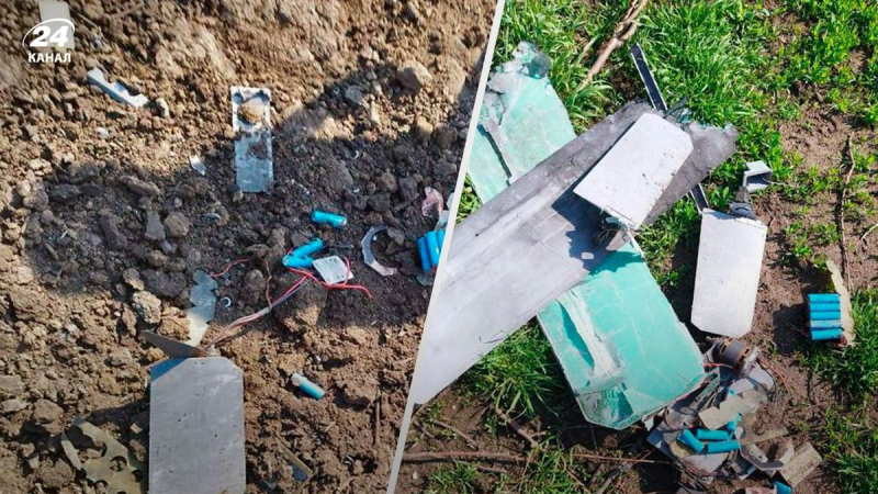 Cinco UAV rusos derribados en las regiones de Mykolaiv y Kherson: lo que queda de los drones