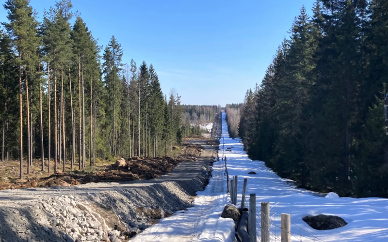 Finlandia mostró cómo cercado de Rusia (foto)