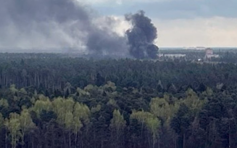 Se produjo un incendio cerca de Moscú en el Instituto de Investigación de Protección contra Incendios (video)