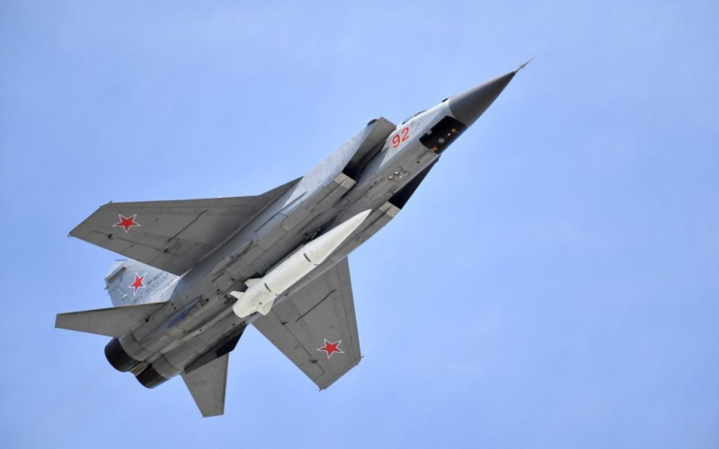 Avión MiG estrellado en Rusia -31 (video)