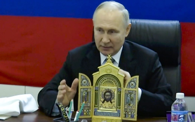 Las visitas de Putin a Ucrania: en Rusia inventaron una leyenda sobre la 