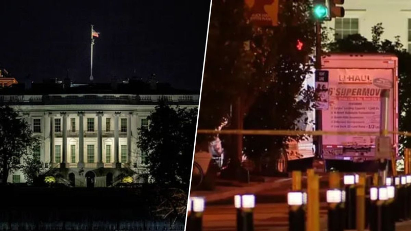 En EE. UU., un camión se estrelló contra la cerca de la Casa Blanca: el conductor fue detenido