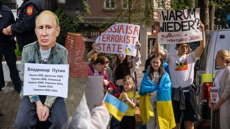 La ola de acciones #UnitedWeWin está dando la vuelta al mundo: la gente pide que Putin sea juzgado en La Haya