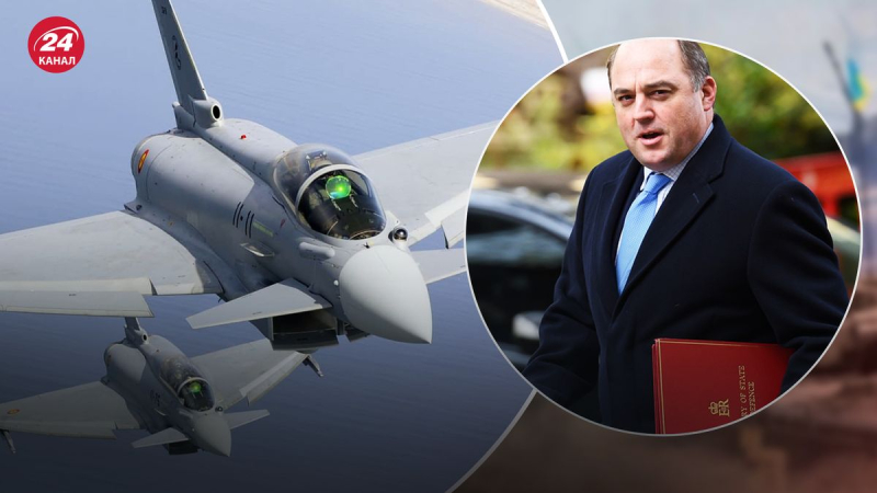 No sería la elección correcta: el Secretario de Defensa del Reino Unido al entregar el avión Typhoon a Ucrania