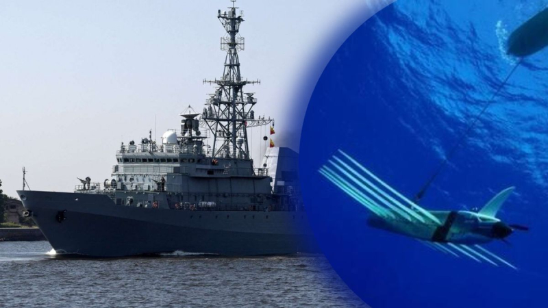 Rusia anunció oficialmente un ataque con drones contra el barco de reconocimiento Ivan Khurs