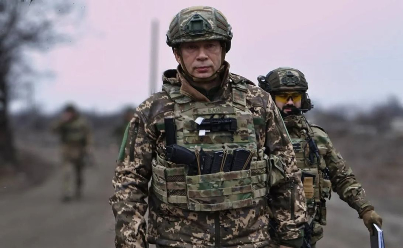 Continuamos las acciones ofensivas, – el general Syrsky visitó la línea del frente en dirección a Bakhmut