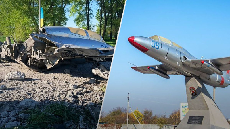 Para un resumen de su Estado Mayor: los rusos destruyeron el icónico monumento aeronáutico en la región de Kharkiv