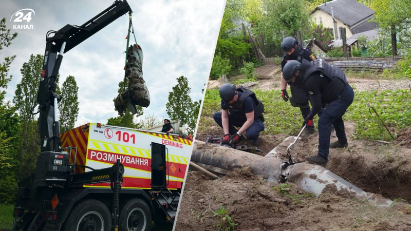 Un hombre de Kiev encontró peligrosos "fertilizantes" de Rusia en su jardín