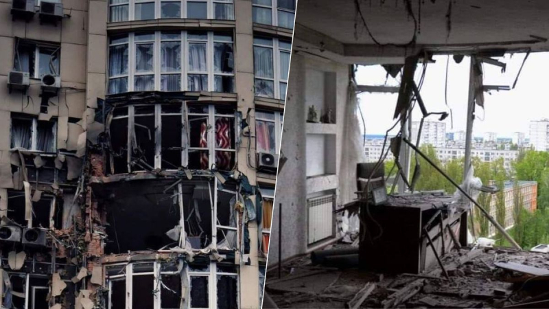 Cómo se ve un apartamento en Kiev por dentro, que fue dañado por los ocupantes: terrible material de archivo