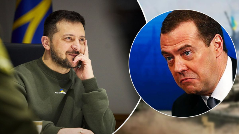 Medvedev explotó: hasta ahora solo con amenazas por las palabras de Zelensky sobre el Kremlin