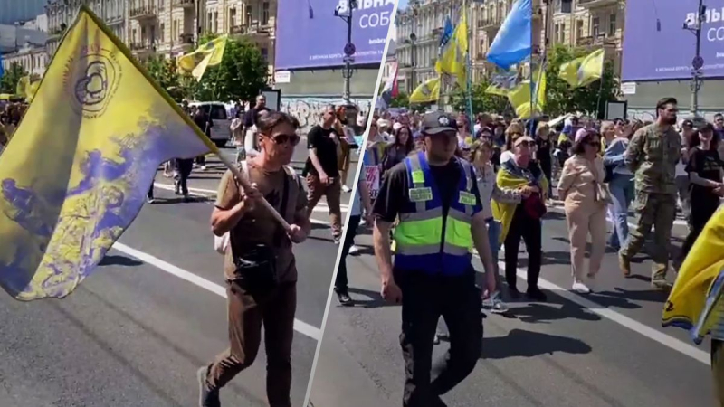 Estamos esperando a los héroes de Mariupol, – tuvo lugar una procesión en Kiev el aniversario de la liberación de los defensores de Azovstal