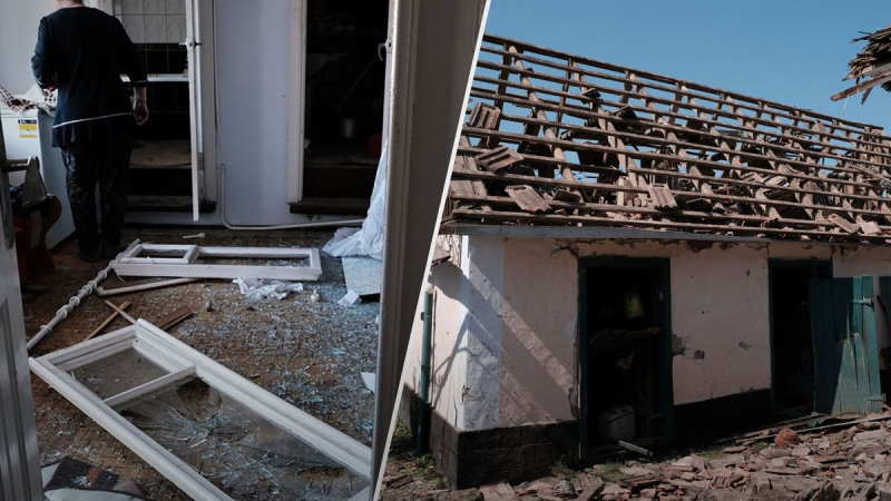 En Khotyn, los restos del Shaheda dañaron edificios residenciales: fotos y video de las devastadoras consecuencias del ataque