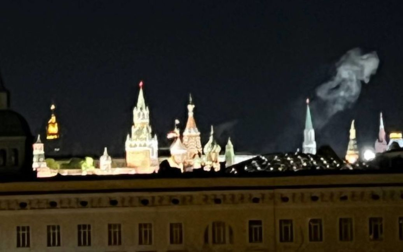 Kremlin encendido: apareció video del momento del ataque a la residencia de Putin