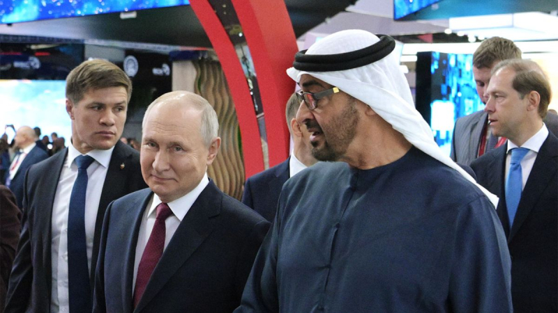 El presidente de los EAU huyó apresuradamente del foro económico ruso: cuál es el motivo