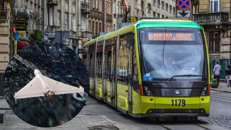 Tres tranvías cambiaron su ruta en Lviv debido a los bombardeos de la mañana