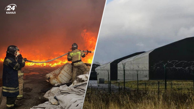 El fuego se extinguió hasta la mañana: el cuartel general de la división militar rusa se quemó cerca de Ekaterimburgo